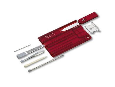 VICTORINOX 0.7200.T SwissCard Quattro červená