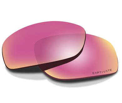 WILEY X WILEY X AFFINITY CAPTIVATE POLARIZED - ROSE GOLD MIRROR - SMOKE GREEN LENSES