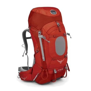 OSPREY ARIEL 65 lIl vermilion red - velký turistický batoh