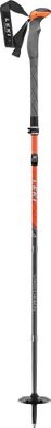 LEKI Tour Stick Vario Carbon, pastelloarange-coolgrey-white