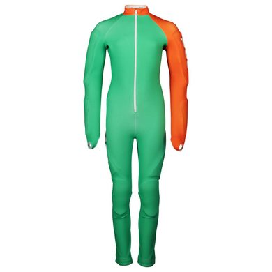 POC Skin GS JR Emerald Green/Zink Orange