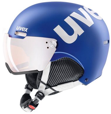 UVEX HLMT 500 visor, cobalt-white mat