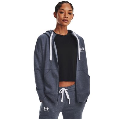 UNDER ARMOUR Rival Fleece FZ Hoodie, Gray