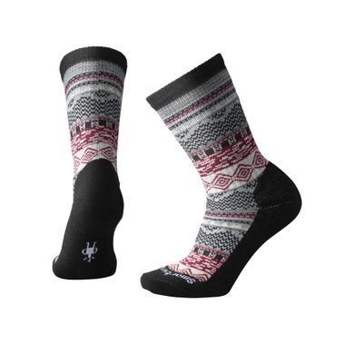 SMARTWOOL W EVERYDAY DAZZLING WONDE CREW, black