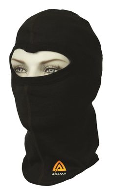 ACLIMA HotWool Balaclava, Unisex Jet Black