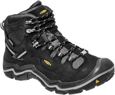 KEEN Durand Mid WP black/drizzle - pánské trekingové boty