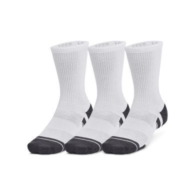 UNDER ARMOUR Performance Tech 3pk Crew-WHT