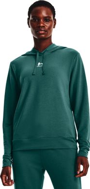 UNDER ARMOUR Rival Terry Hoodie-GRN
