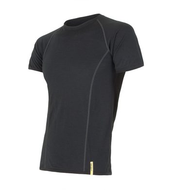 SENSOR MERINO ACTIVE men's shirt black