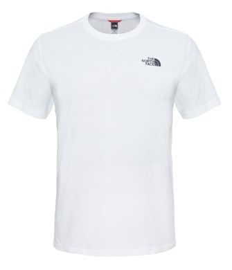 THE NORTH FACE M S/S RED BOX TEE WHITE