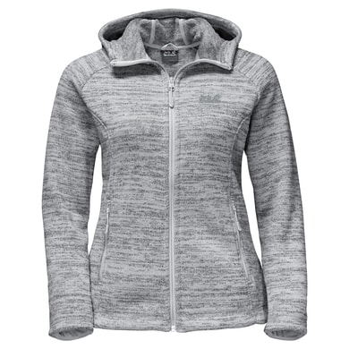 JACK WOLFSKIN AQUILA HOODED JACKET WOMEN grey haze