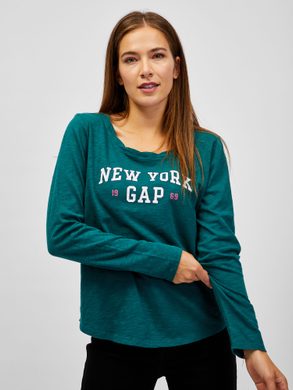 GAP 409451-03 Tričko New York GAP organic Zelená