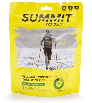 SUMMIT TO EAT VEGETABLE CHIPOTLE CHILLI WITH RICE Big Pack 217g/1003kcal
