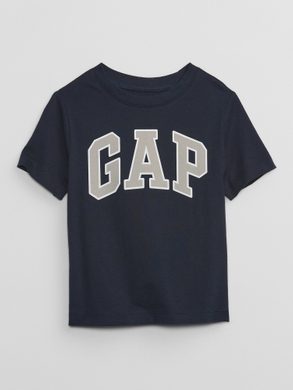 GAP 459557-03 Dětské tričko s logem Tmavě modrá