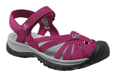 KEEN Rose Sandal W, red/gray - dámské sandály