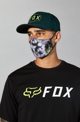 FOX Fox Face Mask, tie dye/black