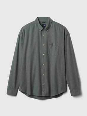 GAP Košile oxford standard fit Zelená