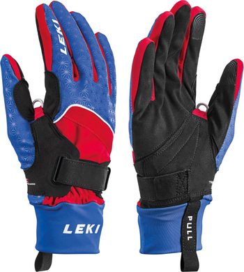 LEKI Nordic Circuit Shark, royal-red