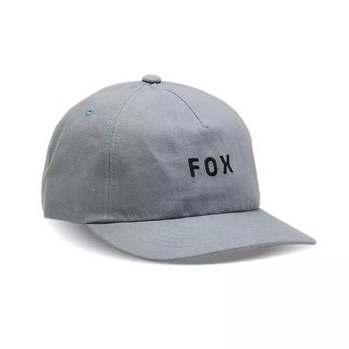 FOX W Wordmark Adjustable Hat, Citadel