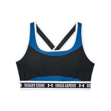 Under Armour Armour® Mid Crossback Sports Bra Women - Black/Black