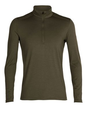 ICEBREAKER M 200 OASIS LS HALF ZIP LODEN