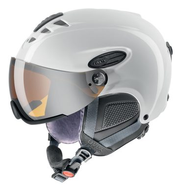 UVEX HLMT 300 VISOR - bílá lyžařská helma