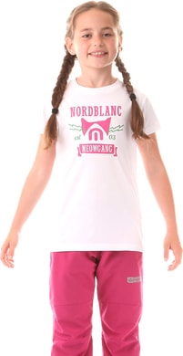 NORDBLANC NBFKT5971L MEOW bílá - dětské tričko