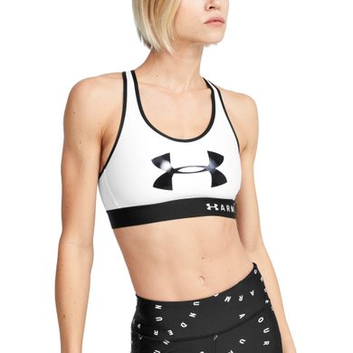 UNDER ARMOUR Armour Mid Keyhole Graphic-WHT