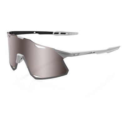 100% HYPERCRAFT - Matte Stone Grey - HiPER Silver Mirror Lens