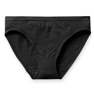 SMARTWOOL W SEAMLESS BIKINI BOXED, black