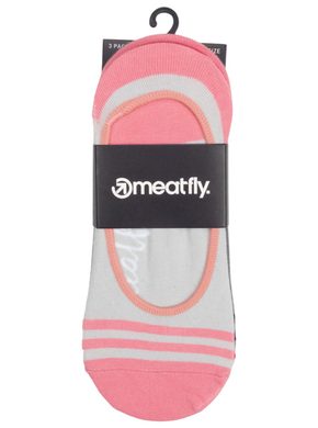 MEATFLY Meatfly Low Socks Triple Pack, Grey
