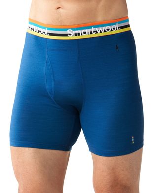 SMARTWOOL M MERINO 150 PATTERN BOXER BRIEF, dark blue