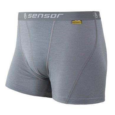 SENSOR MERINO ACTIVE men's shorts light grey