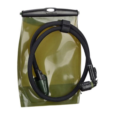 SOURCE KANGAROO 1L COLLAPSIBLE CANTEEN, Black