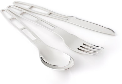 GSI OUTDOORS Stainless 3 pc. Cutlery Set 160mm