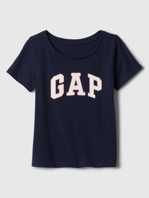 GAP 459909-10 Dětské tričko s logem Tmavě modrá