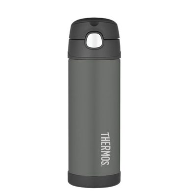 THERMOS Baby thermos with straw 470 ml black