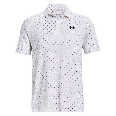 UNDER ARMOUR Playoff 3.0 Printed Polo-WHT