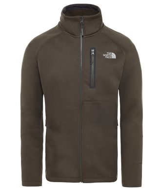THE NORTH FACE M CAN SOFT SHELL JKT NEW TAUPE GRN DARK HEATHR