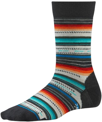 SMARTWOOL Margarita, black multi stripe - dámské ponožky