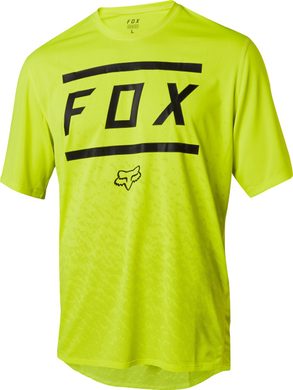 FOX Ranger Ss Bars Jersey, YLW/BLK