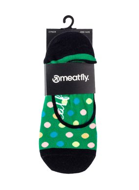MEATFLY Meatfly Low socks - Triple pack, K/ Green