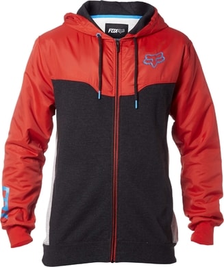 FOX Rotated Zip Fleece Flame Red