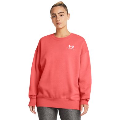 UNDER ARMOUR Essential Flc OS Crew, Coho / White