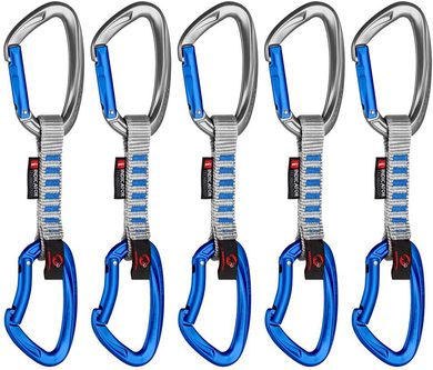 MAMMUT 5er Pack Crag Indicator Express Sets 10 cm silver-ultramarine