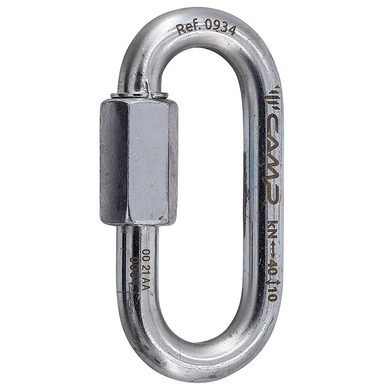 CAMP Oval Quick Link; 8mm; zinc plated steel