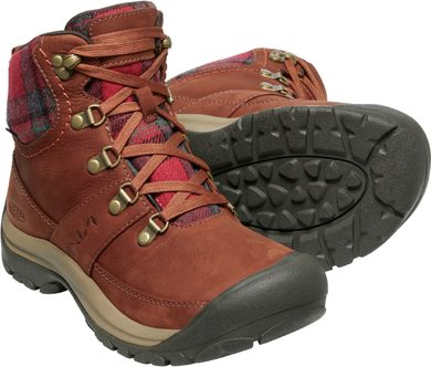 KEEN KACI III WINTER MID WP WOMEN tortoise shell/red plaid