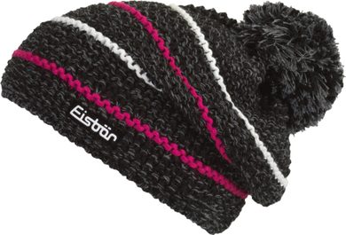 EISBÄR Marus Pompon MÜ, schwarz/anthrazit/deeppink/white