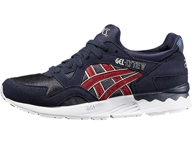 ASICS Gel-Lyte V GS, india ink/burgundy