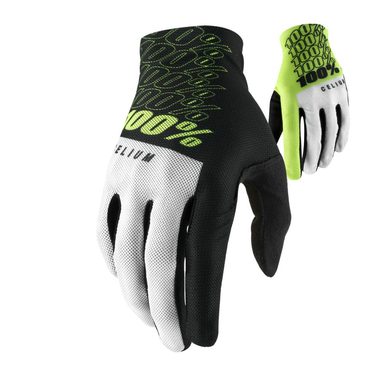 100% CELIUM Gloves, Fluo Yellow